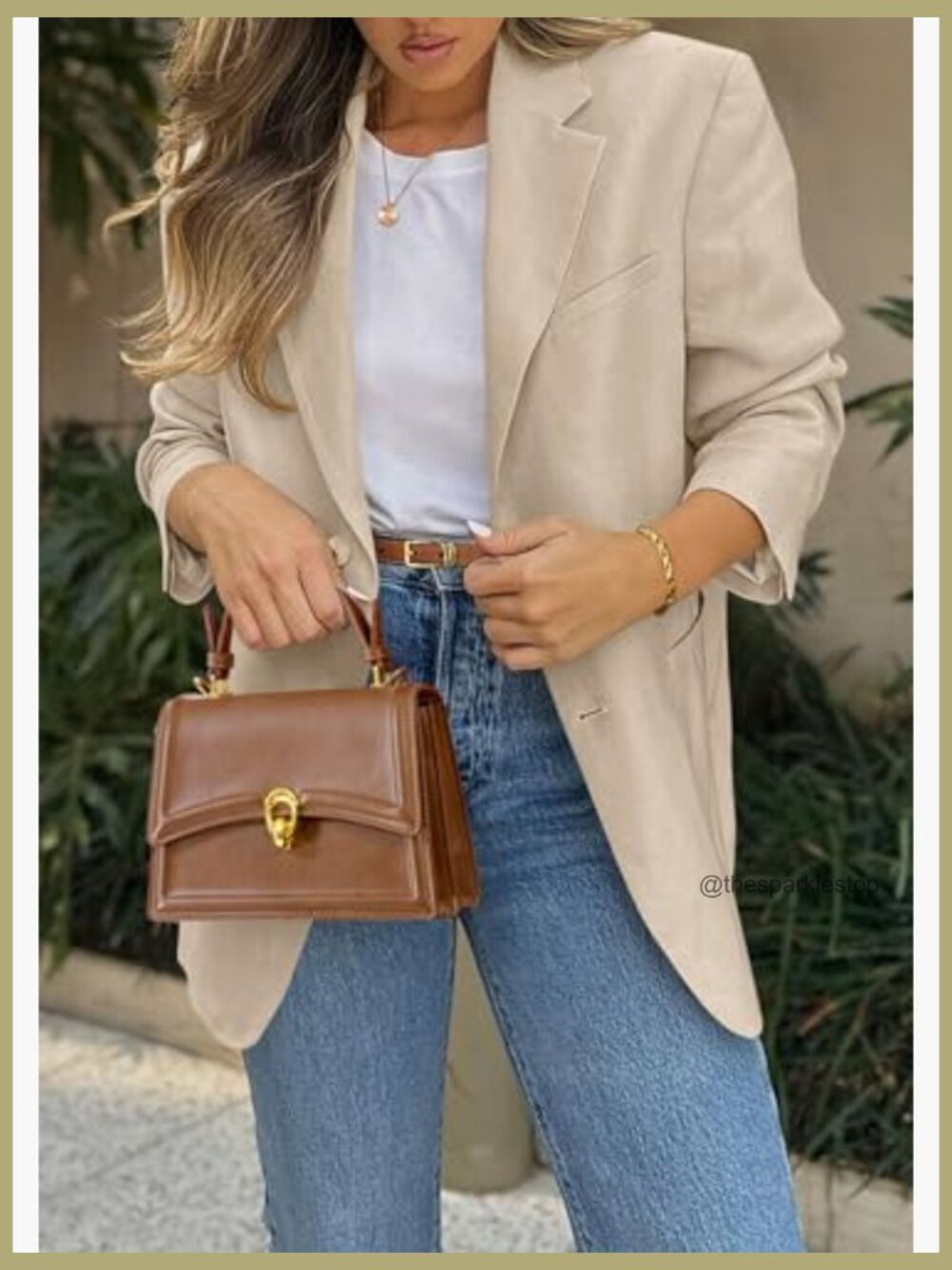 Business Casual Blazer with Notch Lapel and Pockets - Picture 2 of 7